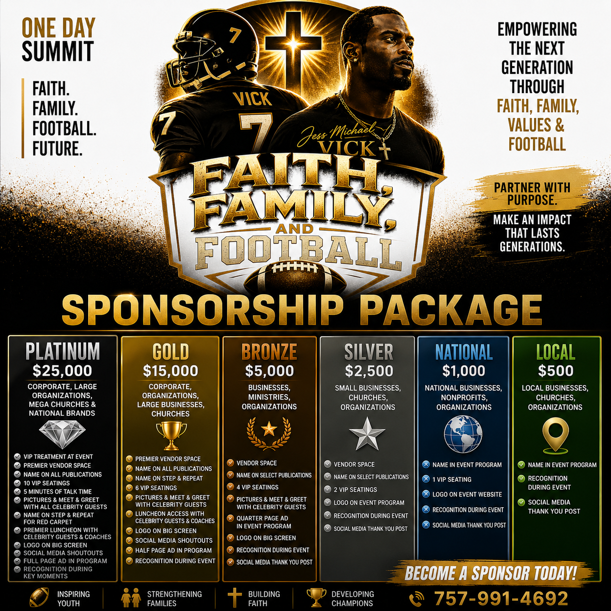 Sponsorship Package — Faith, Family & Football